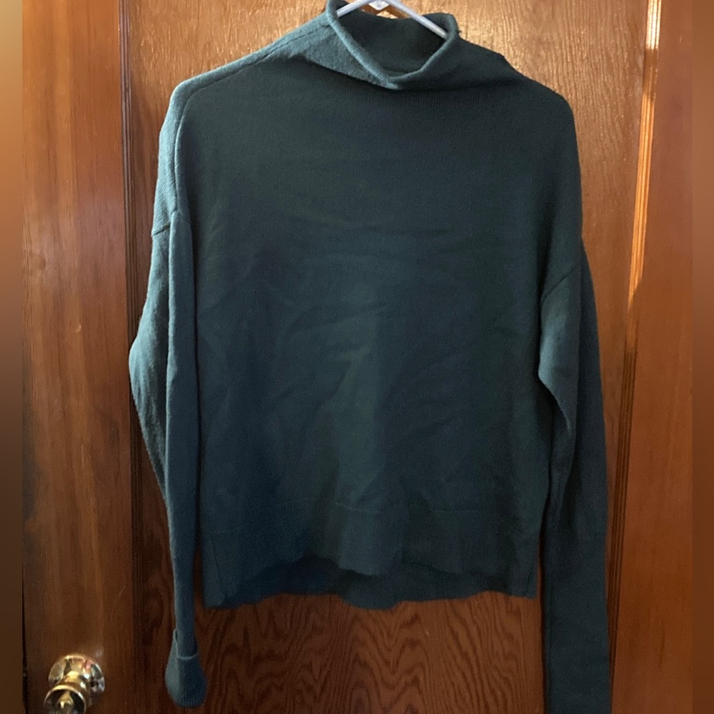 Women’s Wilfred teal sweater, medium